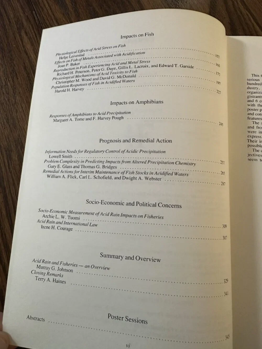 Acid‎ Rain/Fisheries Northeastern Division American Fisheries Society 1981